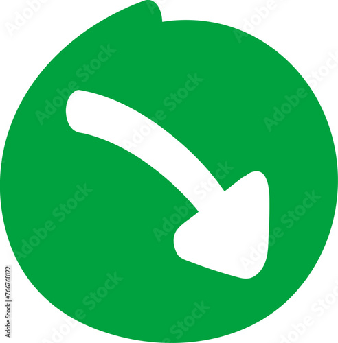 손으로 그린 숫자, 알파벳, 화살표 일러스트