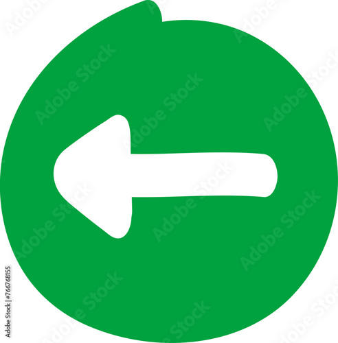 손으로 그린 숫자, 알파벳, 화살표 일러스트