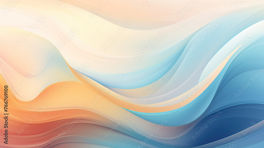 A corporate-themed abstract background with a fluid, wave-like design in calming colors, adaptability and calm under pressure in the business background Ai Generative A corporate-themed abstract background with a fluid, wave-like design in calming colors, adaptability and calm under pressure in the business background Ai Generative