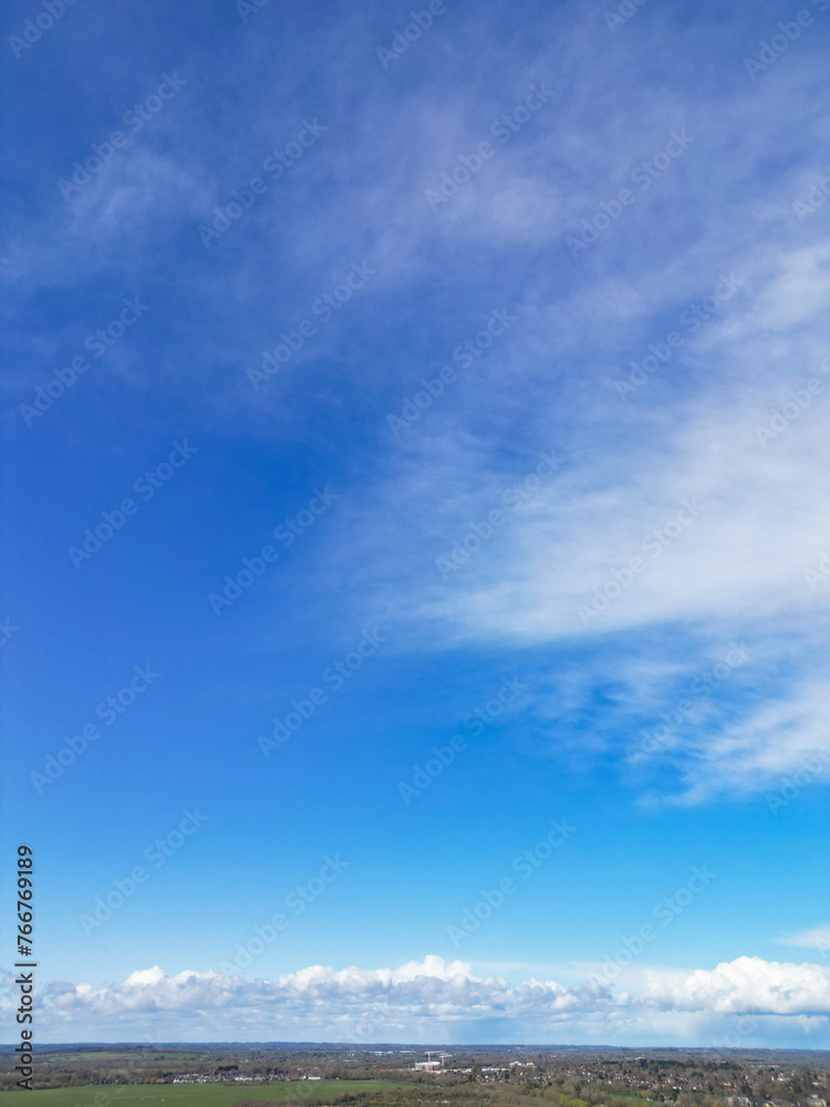 Most Beautiful View of Sky and Clouds over Oxford City of England United Kingdom Most Beautiful View of Sky and Clouds over Oxford City of England United Kingdom