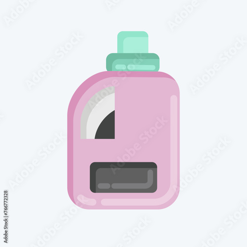 Icon Clean Product. related to Laundry symbol. flat style. simple design editable. simple illustration, good for prints