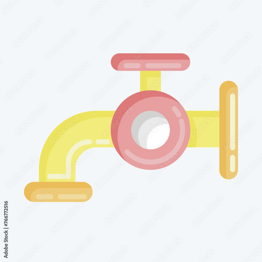 Icon Water. related to Laundry symbol. flat style. simple design editable. simple illustration, good for prints Icon Water. related to Laundry symbol. flat style. simple design editable. simple illustration, good for prints