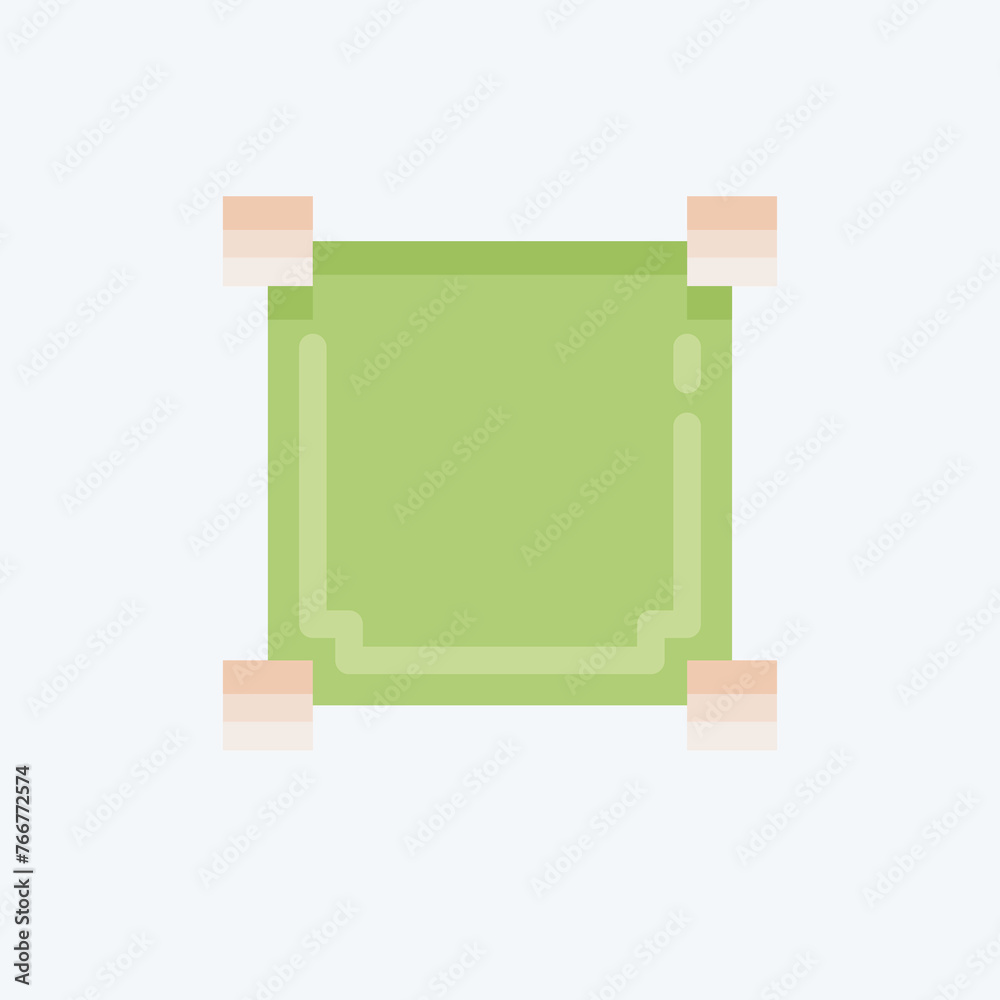 Icon Draw Square. related to Graphic Design Tools symbol. flat style. simple design editable. simple illustration. simple vector icons