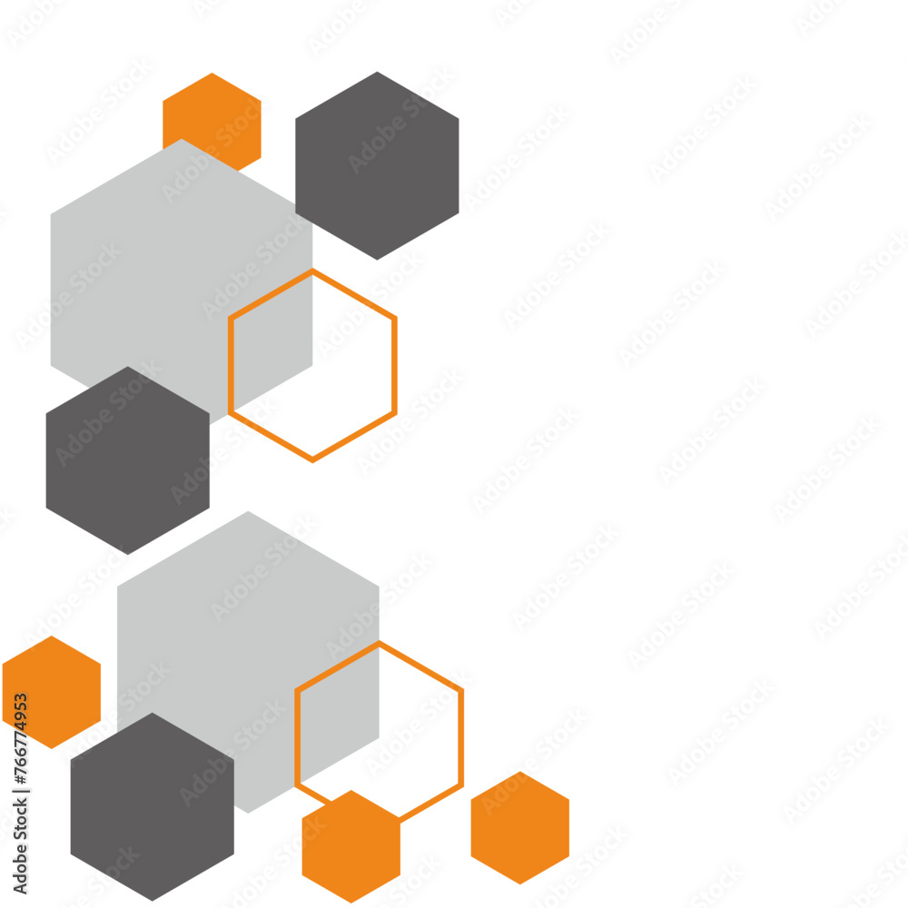 Abstract Hexagon Border Abstract Hexagon Border
