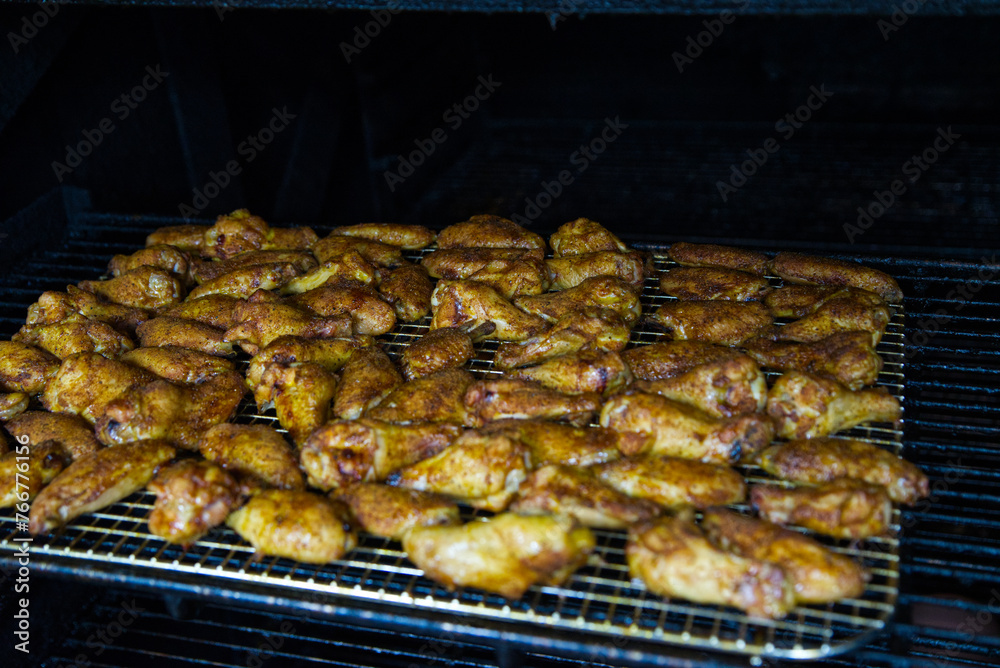 Chicken Wings In the Smoker