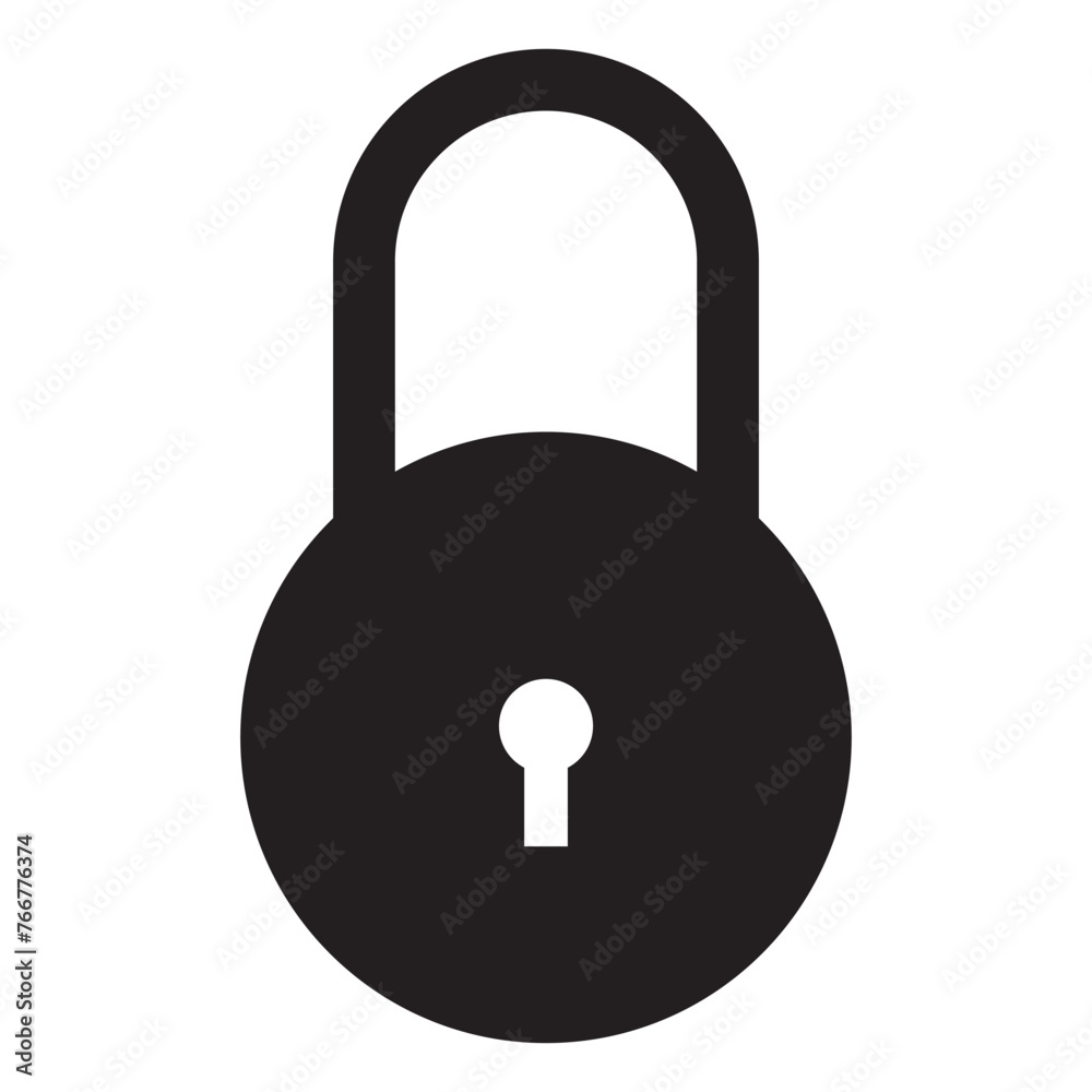 Lock icon collection. Locked and unlocked black line icon set. Flat security symbol. Vector file illustration. EPS 10. Lock icon collection. Locked and unlocked black line icon set. Flat security symbol. Vector file illustration. EPS 10.