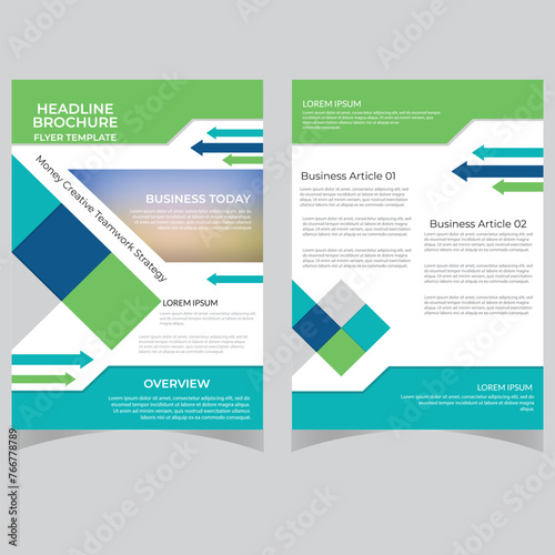 Annual report brochure flyer design template, Leaflet presentation, book cover. layout in A4 size.