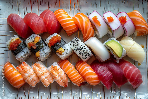 food sold in Japanese restaurants sushi