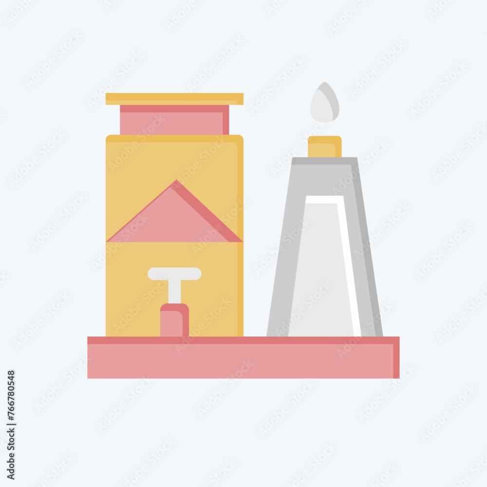Icon Oil. related to Saudi Arabia symbol. flat style. simple design editable. simple illustration Icon Oil. related to Saudi Arabia symbol. flat style. simple design editable. simple illustration