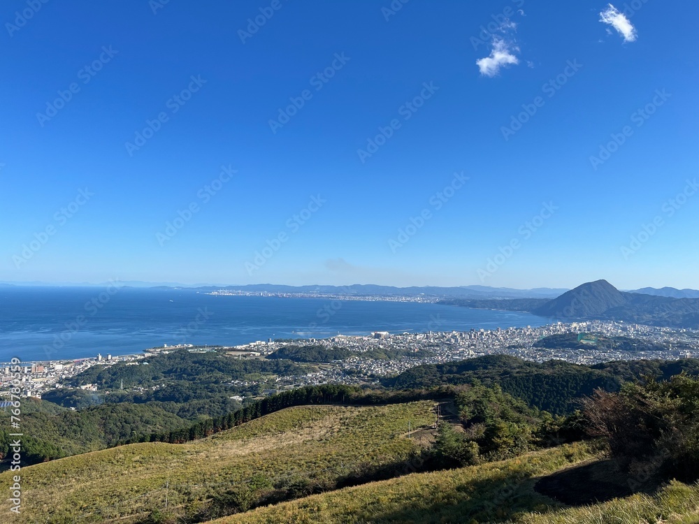 Fototapeta premium 벳부의 경치