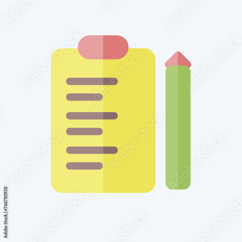 Icon Inspection. related to Business Analysis symbol. flat style simple design editable. simple illustration