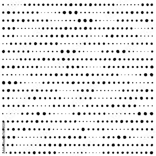 Random hand drawn Crayon effect dot pattern background. Background image of random hand drawn dot pattern.