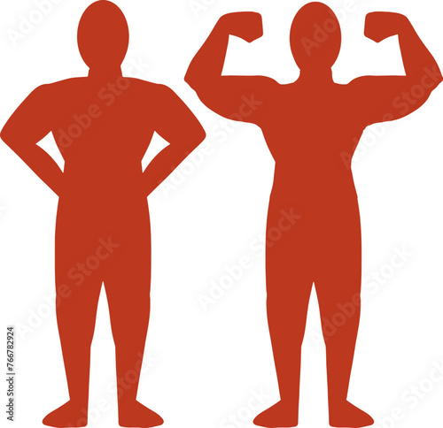 Mighty Shadows The Essence of Muscle Vector