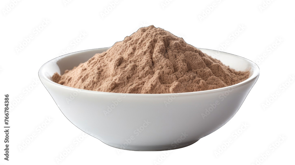 Create A High quality Organic Ragi Flour on white background Create A High quality Organic Ragi Flour on white background