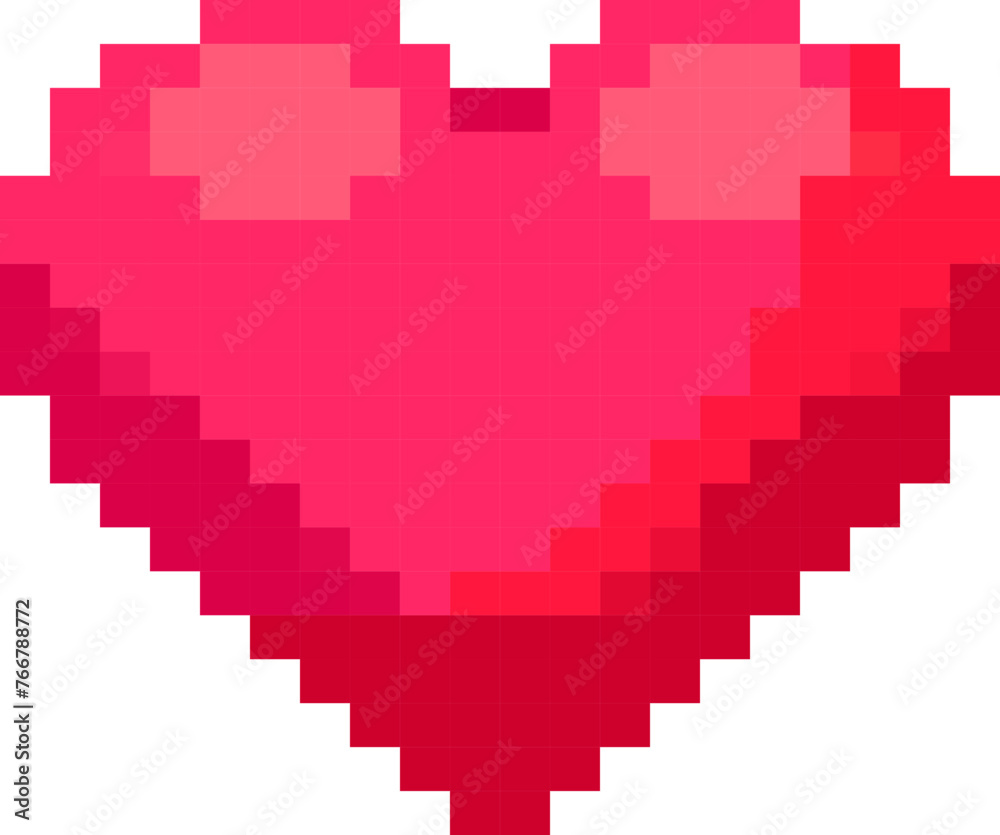 Pixel Game Heart Icon
