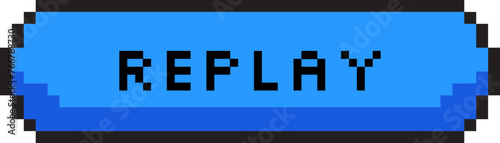 Pixel Game Replay Icon