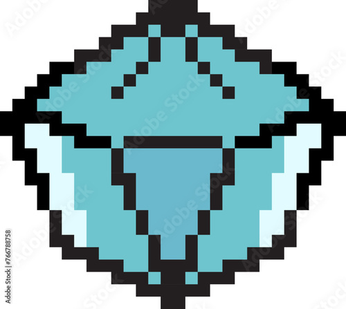 Pixel Game Diamond Icon