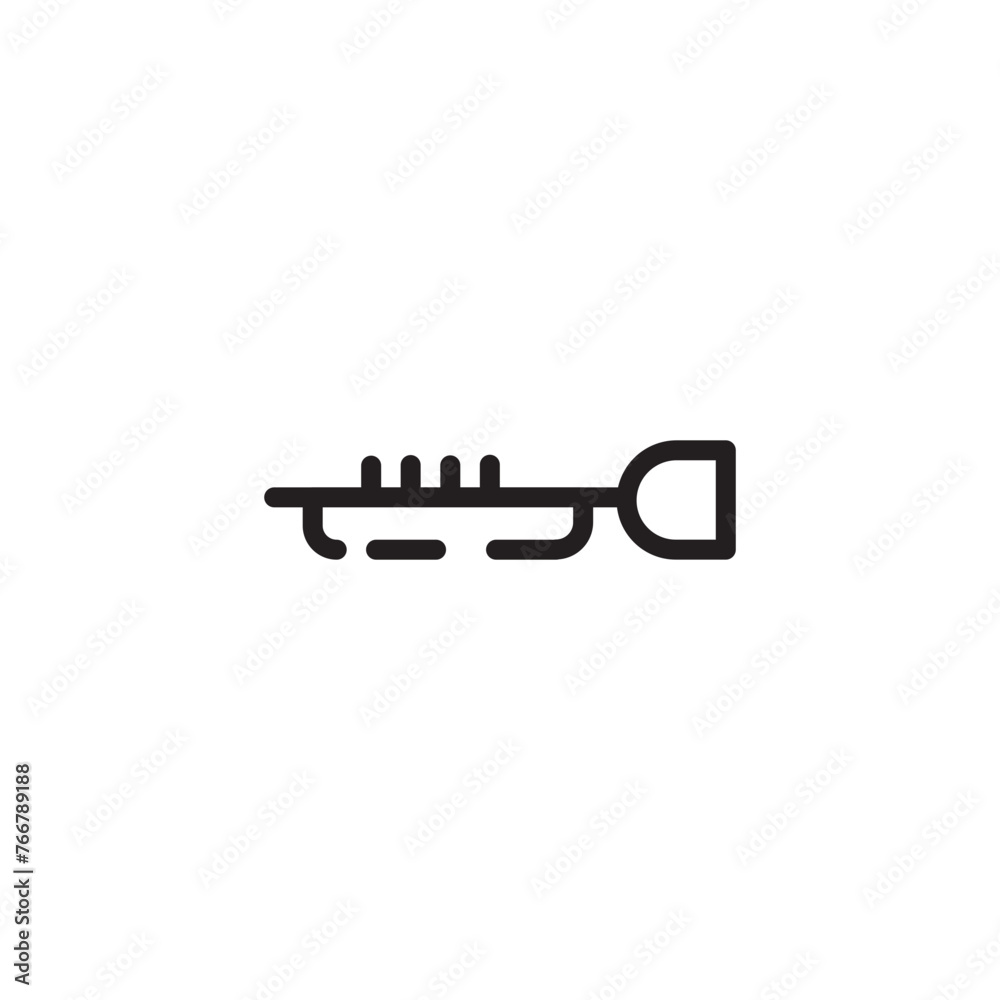 Bugle Buglet Clarion Line Icon Bugle Buglet Clarion Line Icon