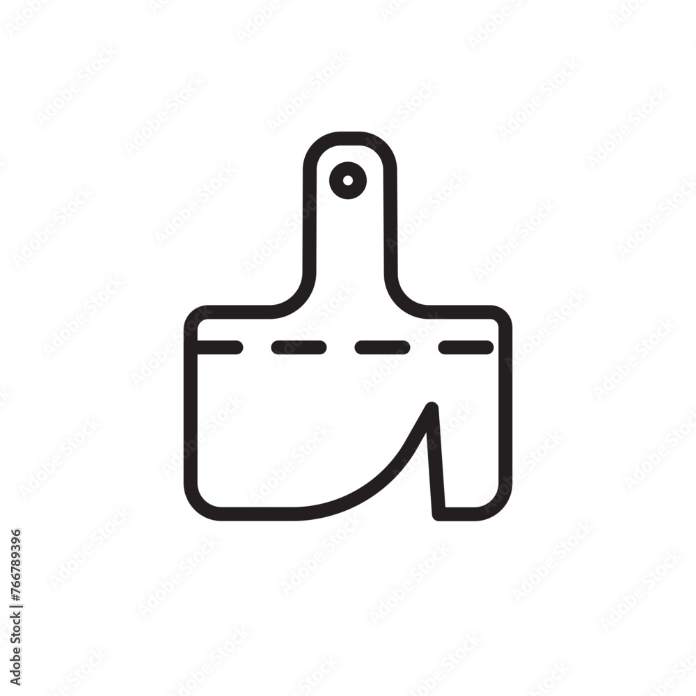 Brush Paint Tools Line Icon Brush Paint Tools Line Icon
