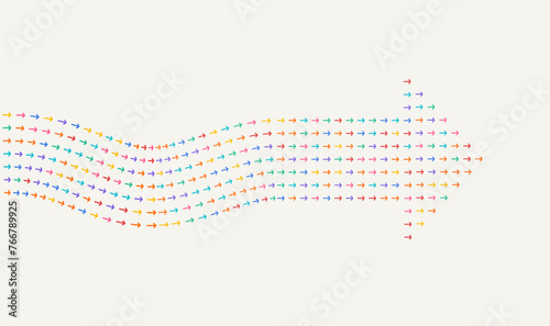 Abstract arrow direction. Technology background. High speed. Hi-tech