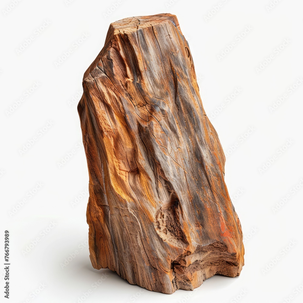 Iroko wood isolated on white background Iroko wood isolated on white background