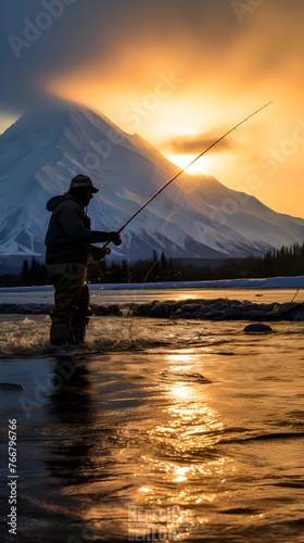 Alaskan Wilderness Adventure: The Thrilling Struggle of Man vs Wild Salmon in Pristine Nature