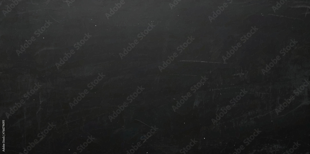 Black board grunge texture background. Abstract chalkboard black background. Education and reading concept background.