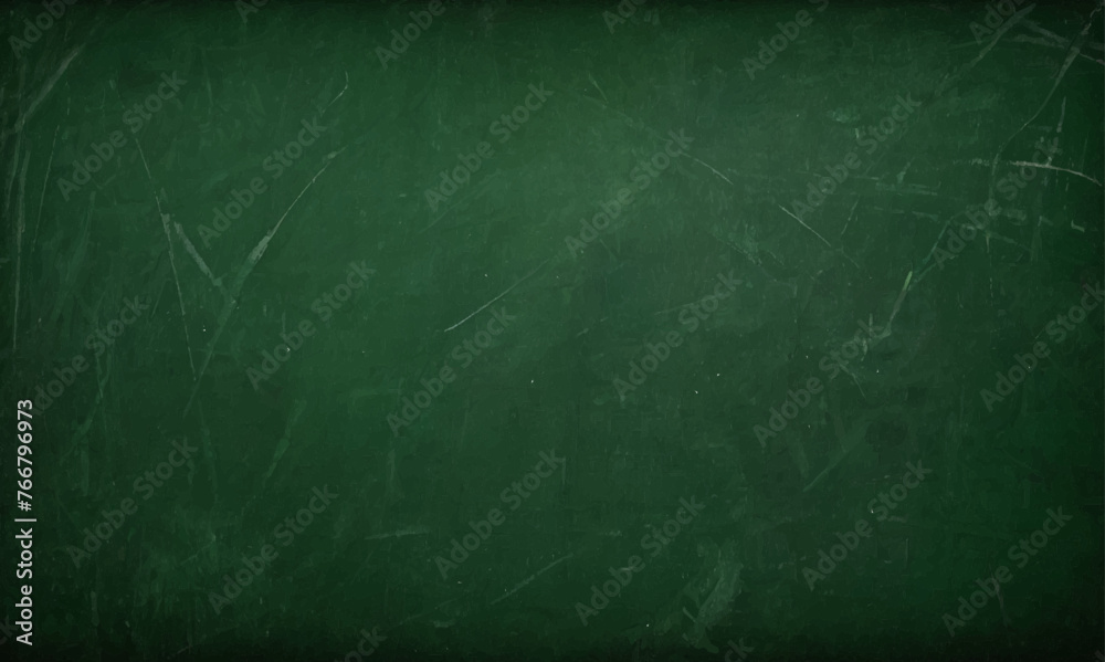 Abstract texture of green chalkboard background texture with copy space. Design concept for school education, dark wall backdrop , design template. - obrazy, fototapety, plakaty 