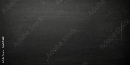 Black board grunge texture background. Abstract chalkboard black background. Education and reading concept background.