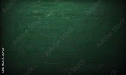 Texture of blank green chalkboard with copy space. Education and reading concept background. photo
