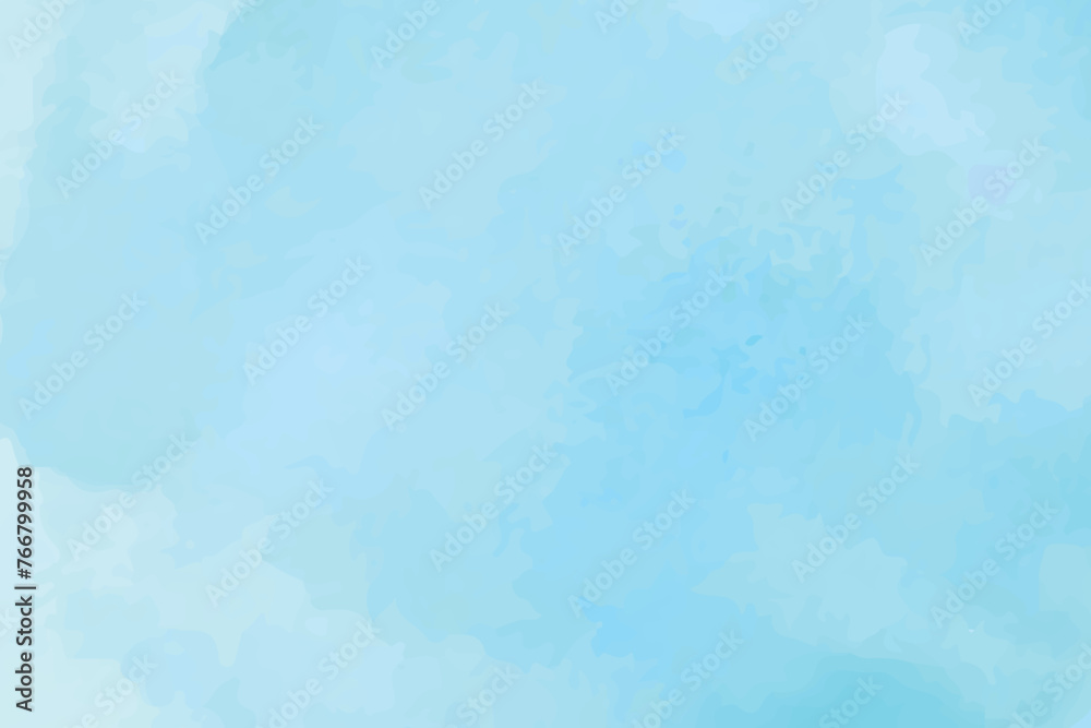 Blue watercolor background for cards, flyers, posters, banners, covers.