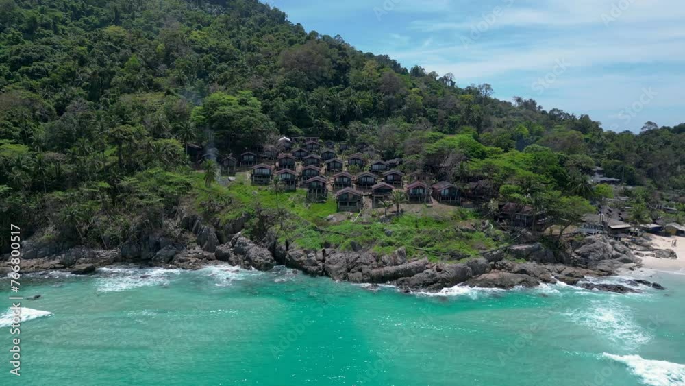 recreation paradise wave stones long beach turquoise water jungle. Gorgeous aerial top view flight panorama orbit drone
4k recreation paradise wave stones long beach turquoise water jungle. Gorgeous aerial top view flight panorama orbit drone
4k