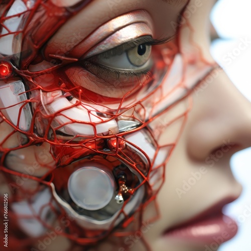 Explore the intricacies of skin layers through a robotic lens photo