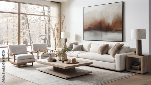 Modern luxurious living room interior composition  © Faisal