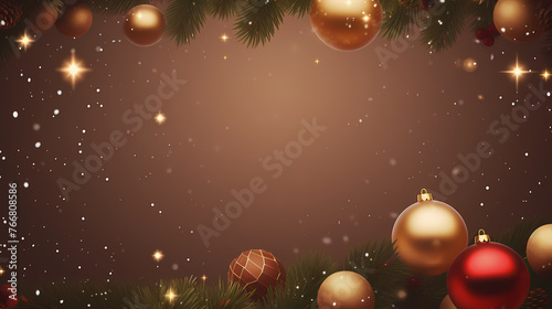 Christmas background with copy space area