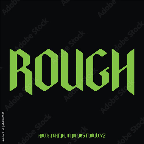denhag font vintage retro bold typeset rough