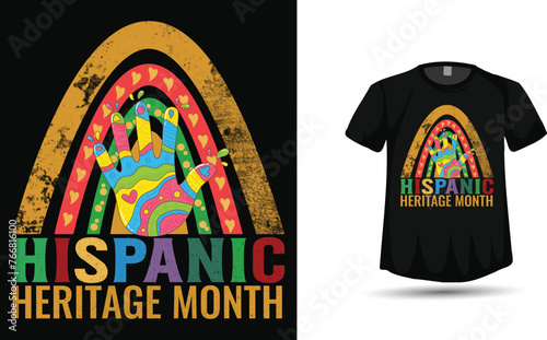 Cinco de mayo hispanic heritage vector tshirt design
