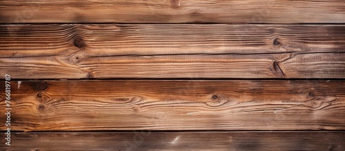 Detailed close-up of a wooden wall showcasing a rich and detailed wood grain pattern, highlighting its natural beauty
