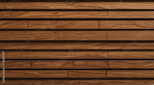Wood art background - Abstract closeup of detailed organic brown wooden waving waves wall texture banner wall. generative.ai