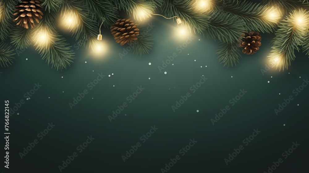 Christmas background with borders Christmas background with borders
