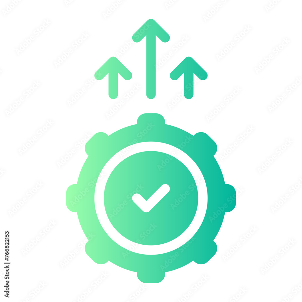 improve gradient icon improve gradient icon