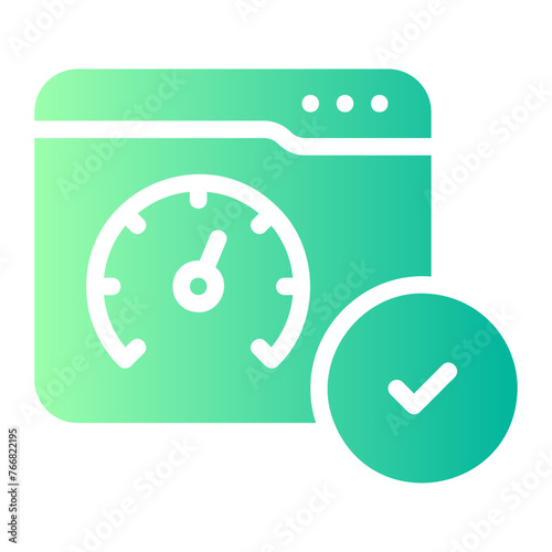 effectiveness gradient icon