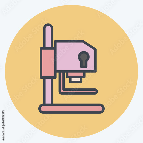 Icon Darkroom Equipment. related to Photography symbol. color mate style. simple design editable. simple illustration