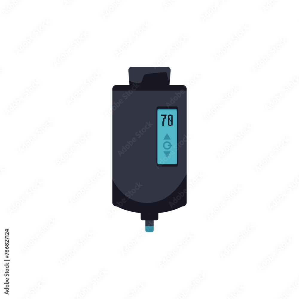 Flat vector boiler and water heater for smart homes. Flat vector boiler and water heater for smart homes.