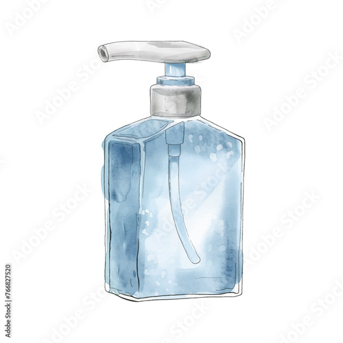 soap pump container watercolor good quality and good design