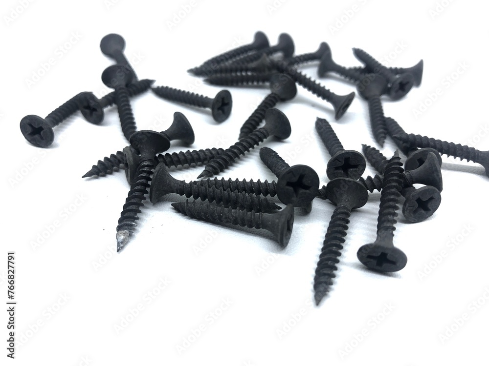 white isolated wall fisher nails white isolated wall fisher nails