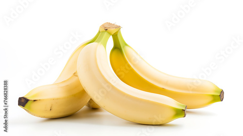 Banana white background 
