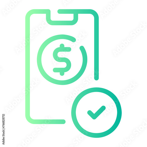 emoney gradient icon photo