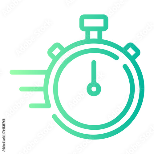 timing gradient icon