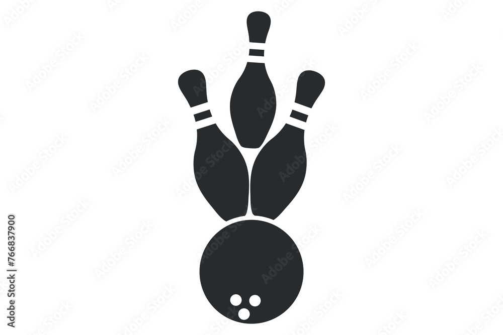 Bowling Vector Illustration Vibrant Vector Design for Bowling Lovers